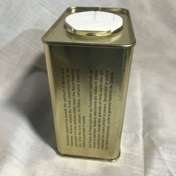 Watkins Purest Granulated Black Pepper TIN 12 Oz  TIN ONLY - Picture 4 of 7